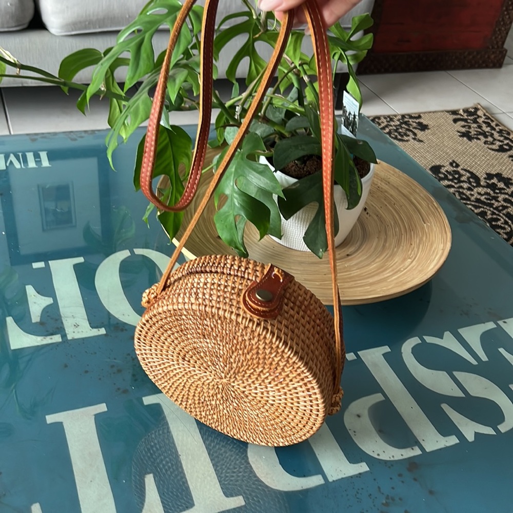 COPY - Circle Bohemian Rattan Shoulder Bag!